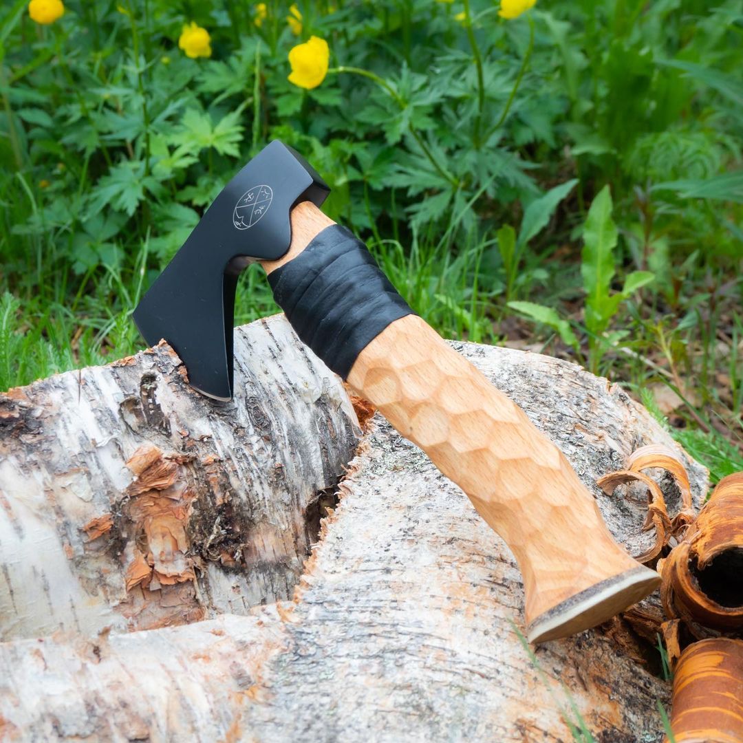 Компактный туристический топорик с чехлом Karesuando Forest Axe ...